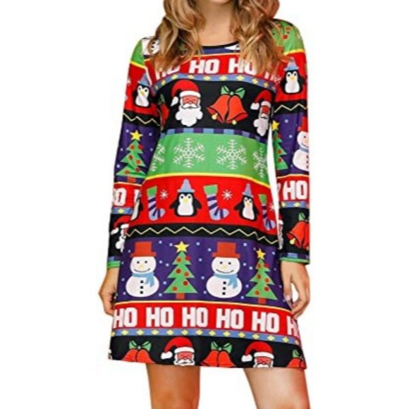 For G and PL Christmas Printed Tunic Dress L - Picture 2 of 9